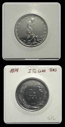 1979 Yılı 2,5 LİRA (ÇİL+) TCM79 “T.C Ters”