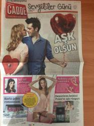 Milliyet Cadde Gazetesi , 11 Şubat 2017 , Sevgililer Günü , Aşk Olsun , Mutlu Anılar İçin , Aşk Menüleri Sunulacak , Japon Lezzetleri Sunuyor , Ev Sıcaklığı , Uygur Kardeşlerden Özel Armağanlar , Çiftler İçin Konaklama , Rüya Gibi Bir Gün , Ekmekten Hediye Olur Mu , Bir Otelden Daha Fazlası