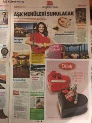 Milliyet Cadde Gazetesi , 11 Şubat 2017 , Sevgililer Günü , Aşk Olsun , Mutlu Anılar İçin , Aşk Menüleri Sunulacak , Japon Lezzetleri Sunuyor , Ev Sıcaklığı , Uygur Kardeşlerden Özel Armağanlar , Çiftler İçin Konaklama , Rüya Gibi Bir Gün , Ekmekten Hediye Olur Mu , Bir Otelden Daha Fazlası