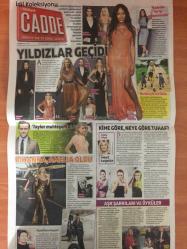 Milliyet Cadde Gazetesi , 10 Şubat 2017 , Gastronomi Turizmi , Burak Özçivit Fahriye Evcen , Gökçe Bahadır , Nefise Karatay , Mehmet Ali Erbil , Özge Borak , Seda Sayan , Cemil İpekçi , Mustafa Sandal , Sezen Aksu , Paris Hilton , Adriana Lima , Taylor Swift , Rihanna ,Sunay Akın , İlhan Şeşen