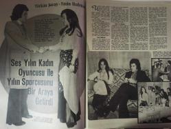 Ses Dergisi - 6 Nisan 1974 - Sayı:15 - Necla Nazır - Türkan Şoray - Yasin Özdenak - Şükran Güngör - Yıldız Kenter - Zeki Müren - Gönül Yazar - Behzat Şenyıldız - Filiz Akın - Hülya Koçyiğit - Fatma Girik - Faruk Bayülkem - Osman Öztürk - Cemal Çalışır - Bahattin Özyurt - Sezil Ekin - Füsun Özben - Neslihan Yargıcı - Aydan Adan - Neslihan Danışman - İnci Günay - Raquel Welch - Donald Sutherland - Yasin Özdenak - Hüsam Çelebi - Rauf Ulukurt - Fikret Hakan - Müjdat Gezen - Yalçın Gülhan - Mobil Motor Yağı - Edip Akbayram - Nilüfer - David Bowie - Ajda PEkkan - Cem Karaca - Marion Maerz - Muazzez Abacı - Taner Şener - Zeki Müren - Esin Engin - Ankara Gazoz Reklamı - Aytaç Arman - Vural Cantürk - Nurhan Damcıoğlu - Sophia Loren - Nilüfer Koçyiğit - Yapı ve Kredi Bankası Reklamı - Tam Takım Dergi