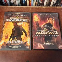NATIONAL TREASURE - BÜYÜK HAZİNE -   1 VE 2    - ORJINAL BANDROLLU