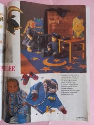 Burda Kadın Moda Dergi 12 Aralık 1992 etekler,ceketler,pantolonlar,elbiseler,bebek bornoz,tulumu,ceketi patronları anlatımı icindedir