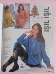 Burda Kadın Moda Dergi 12 Aralık 1992 etekler,ceketler,pantolonlar,elbiseler,bebek bornoz,tulumu,ceketi patronları anlatımı icindedir