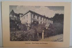 ŞEHİR KARTPOSTALI-İSVİÇRE/LOZAN OTEL VE PANSİYON GÖRÜNTÜSÜ,ARKASINA YAZILMAMIŞ,SİYAH BEYAZ, 10 X 14 CM EBADINDA - 1950'LER, 1960'LAR, 1970'LER, 1980'LER