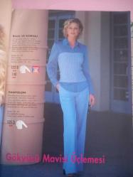 Burda Kadın Moda Dergi Ağustos 1999 şık ve spor kıyafetler,elbiseler kruvaze ceketler,pantolonlar bluzlar ,çocuk kıyafetleri  patronları ve anlatımı içindedir