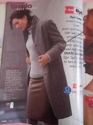 Burda Kadın Moda Dergi Kasım 1999  abiyeler,bluzlar,kazaklar,elbiser,ceketler patronları açıklamaları icindedir