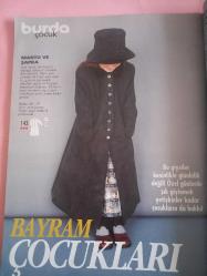 Burda Kadın Moda Dergi Kasım 1999  abiyeler,bluzlar,kazaklar,elbiser,ceketler patronları açıklamaları icindedir