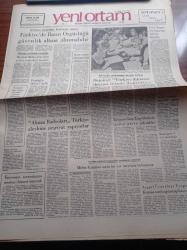 Yeni Ortam Gazetesi - 15 Eylül 1972 - Kemal Bisalman - Oya Baydar - Yaşar Kemal Denizler Kurudu Yazı Dizisi - Aziz Nesin - Selim İleri Senarist Oldu - Bekir Yıldız - Kerim Korcan - Erkan Yücel - Gülriz Sururi Evet Evet Oyununda  - Ceyhun Atuf Kansu - Süleyman Demirel Türkiye Diktatör İhtiyacı İçinde Değildir - Turhan Feyzioğlu Ferit Melen'i Övdü - Profesör Mümtaz Sosyal Duruşmadan Vareste Tutuldu - Vietnam - Nixon - Henry Kissinger - Kırım Türkleri Yurtlarına Dönmek İçin BM'e Başvurdu