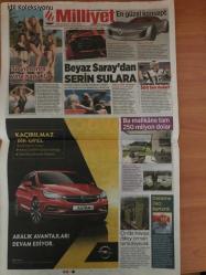 Milliyet Gazetesi , 8 Şubat 2017 , İstihdam Seferberliği , Bu Bir Genel Seçim Değil , Recep Tayyip Erdoğan , Tercihimiz Erdoğan , Diyanet'ten Çarpıcı İmam Hatip Tespiti , Josef De Souza , Sadece Rooney , Uzman Çavuş Advocaat , Atiba'da MLS Tehlikesi , Q7 Kap'a Bildirildi , Juventus Başarısı , Serdar Aziz Alçıyı Çıkardı , Hakan Çalhanoğlu