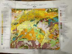 1:500000 Ölçekli Türkiye Jeoloji Haritası SİVAS / 1961