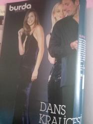 Burda Kadın Moda Dergi ocak 2001 ceketler,mantolar,elbiseler,bebek kıyafetleri patronları vardir