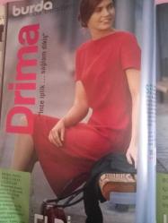 Burda Kadın Moda Dergi ocak 2001 ceketler,mantolar,elbiseler,bebek kıyafetleri patronları vardir