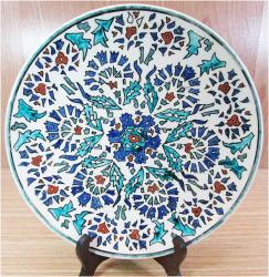 EsKi KÜTAHYA ÇİNİ DUVAR TABAĞI.......22,5cm