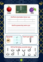 Okul Öncesi Rakam Sayı Çalışması Yaz-Sil Kitabı