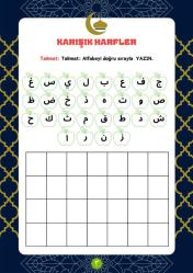 Okul Öncesi Rakam Sayı Çalışması Yaz-Sil Kitabı