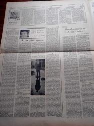 Yeni Ortam Gazetesi - 21 Ekim 1972 - Tektaş Ağaoğlu - Emil Galip Sandalcı - Haluk Tansuğ - Kemal Bisalman - Aziz Nesin Hayat Hikayesi - Orhan Kemal'in İkbal Kahvesi - Nurer Uğurlu - Soprano Neşe Pars Üsküp'e Gidiyor - 935 Gram Esrarla Yakalanan Amerikalı Er Tevkif Edildi - TÖS'lü Sanıklar Hakime Açıkladı Mamak'daki Mahkumlar Bir Haftadır Açlık Grevi Yapıyor - İlhan Selçuk Ve İlhami Soysal Gözaltına Alındı - TKP İçin Karar 30 Kasım'da