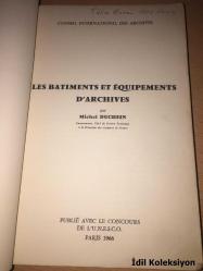Les Batiments Et Equipements D'Archives - Michel Duchein - Publie Avec Le Concours De L'Unesco - Fransızca Kitap (Arşiv Binaları ve Ekipmanları)