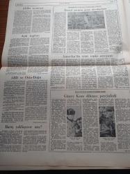 Yeni Ortam Gazetesi - 23 Ocak 1973 - Nevzat Üstün - Kemal Sülker - Emil Galip Sandalcı - Hasan İzzettin Dinamo - Murat Can -  Tiyatro Ve Pantomim Sanatçısı Taner Barlas - Bir Aşk İfadesi Aşka Elveda - THKO - Vietnam'da Barış Antlaşmasına Doğru - 1995 Yılında Kişi Başına 1500 Doların Düşeceği Hesaplandı - Avrupa Ülkeleri Profesör Nihat Erim'in İnsan Hakları Mahkemesine Adaylığını Tepkiyle Karşıladı- Kıbrıs'ta Yakında İç Savaş Çıkabilir