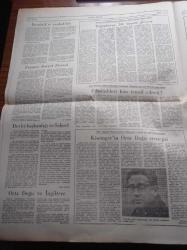 Yeni Ortam Gazetesi - 4 Aralık 1973- Ali Sirmen - Oya Baydar - Kemal Bisalman - Fenerbahçeli Cemil Turan - Beşiktaş Kulübü Genel Sekreteri Cengiz Kap - Serbest Güreş Takımı - Hasan İzzettin Dinamo - Şair Rıfat Ilgaz Artık Gazetelerde Fıkra Yazmayacak - Devekuşu Kabare Tiyatrosu -  Fahri Korutürk - Sorgusuna Devam Edilen Numan Esin İddiaları Reddetti -  CHP 67 Belediyeden 33 Tanesini Garantiledi - Ahmet İsvan