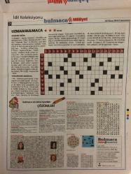 Milliyet Cumartesi Bulmaca Gazetesi , 16 Nisan 2016 , Zeka Oyunları, Kakuro, Sudoku, Güncel Bulmaca, Kolay bulmaca, Uzman Bulmaca, Sözcük Yerleştirmece, Zeka Oyunları, Çapraz Bağlar, Mozaik , Futoshıkı , Serkan Keskin