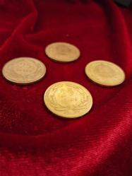 PARA 1956 4 ADET 25 KURUŞ TEMİZ İŞLEMSİZ 200