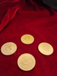 PARA 1956 4 ADET 25 KURUŞ TEMİZ İŞLEMSİZ 200