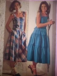 Carina Burda Kadın Moda Dergi 1980 ler almanca yazlık etekler,ceketler,elbiseler