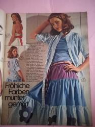 Carina Burda Kadın Moda Dergi 1980 ler almanca yazlık etekler,ceketler,elbiseler