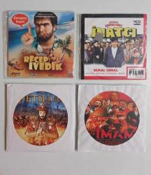 RECEP İVEDİK 1 VCD FİLM + 3 TÜRK FİLMİ PROMOSYON (İNATÇI-KENAL SUNAL, FETİH 1453, İMAM)