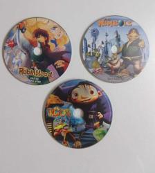 3 adet ÇOCUK (4-8 YAŞ) ÇİZGİ FİLMİ 1- ROBİN HOOD ÇİZGİ FİLM VCD (Düello Güzel Evim İki Macera) 2- The NİMBOLS 3- İGOR