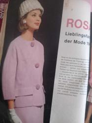 Almanca Moda Model Dergisi almanca 1960 lar elbiseler,şapkalar,Etekler,ceketler,pardösöler,