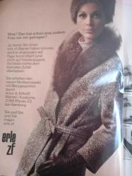 Burda Kadın Moda Model Dergi 1960 lar paltolar,Etekler,ceketler,elbiseler kış modelleri Almanca anlatimlidir patronları vardir
