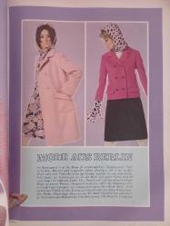 Burda Kadın Moda Model Dergi 1960 lar paltolar,Etekler,ceketler,elbiseler kış modelleri Almanca anlatimlidir patronları vardir