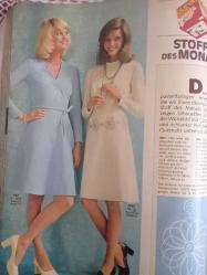 Burda Kadın Moda Dergi 1972  Almanca türkçe açıklamalı orta yaş bayanlar,elbiseler,ceketler,Etekler patronları vardir