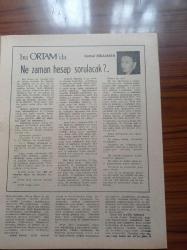 Yeni Ortam Gazetesi - 21 28 Haziran 1971 - Süleyman Demirel - Profesör Muammer Aksoy - Ortam'ın İki Yazarı Tutuklandı - Kemal Bisalman - Ferruh Bozbeyli - Ali Sirmen - McCarthyizm Ve Sorumluluk - Süleyman Demirel'in Basındaki Destekleri - Nimet Arzık - Kemal Nebioğlu - Kemal Sülker - Kemal Türkler - Anayasa Tartışması