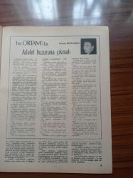 Yeni Ortam Gazetesi - 5 12 Temmuz 1971 - Yavuz Kişi Adalet Huzuruna Çıkmalı - Aydın Engin - Profesör Muammer Aksoy - Sadi Koçaş Ve Süleyman Demirel Söz Düellosu - Kemal Bisalman - Nihat Erim - İsmet İnönü - Fırat Barajları Üstüne Döndürülen Oyunlar - Özer Derbil Oklar Üstünde - Alev Soysal Ve Gülsüm Toker - Profesör Mümtaz Sosyal Ve TRT Yöneticileri Sıkıyönetimde Yargılanıyor - Vietnam Arşivinin Hikayesi - 3 Rus Kozmonotu Uzayda Can Verdi - Devlet Sanatçısı Unvanı Tepki Yarattı - Rauf Mutluay - Nuri İyem