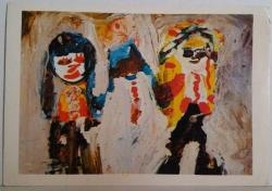 1974 ULUSLARARASI ATATÜRK ÇOCUK RESİM SERGİSİ ANDEA MOPAGA GREVE ÇOCUKLAR KARTPOSTALI,ARKASINA YAZILMAMIŞ,RENKLİ, 12 X 16 CM EBADINDA
