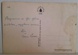 DOĞA İÇİNDE EV ÇİÇEK AÇMIŞ AĞACLAR VE NEHİR RESMİ KARTPOSTALI,ARKASINA YAZILMIŞ,RENKLİ, 11 X 15 CM EBADINDA