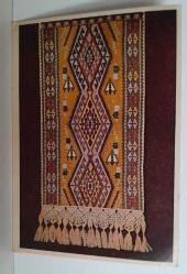 HALI KİLİM DESENİ KARTPOSTALI,KAPAKLI,ARKASINA YAZILMIŞ,RENKLİ, 12 X 16 CM EBADINDA