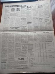 Ortadoğu Gazetesi - 15 Mayıs 1974 - İrfan Atagün -  Şampiyon Kulüpler Kupası Finali Bayern Münih Atletico Madrid - İtalya'nın Dünya Kupası Kadrosu Açıklandı - Gümrük Ve Tekel Bakanı Mahmut Türkmenoğlu - Zeynep Kamil Hastanesi Yardımlaşma Derneği Yüzüğü - Evliya Çelebi Seyahatnamesi - Alev Arık - Necmettin Hacıeminoğlu - Ahmet Guner- Amerika'nın Haşhaş Ekimi Kararından Vazgeçmesi İstendi - Genel Af Kanunu Kesinleşti En Kısa Zamanda Tahliyelere Başlanıyor - Reha Poroy - Uçaklara Sabotaj Hazırlayan 4 Türk Almanya'da Yakalandı - Halk Kurtuluş Ordusu Davası