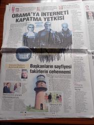 Habertürk Gazetesi - 30 Ağustos 2009  - Başbakan Recep Tayyip Erdoğan'ın Tabancası Tutukluk Yaptı - Bülent Arınç Deniz Baykal'ın Elini Öperim - Said Nursi'nin Sorgu Tutanakları - Zafer Bayramı Kutlu Olsun - Gazi Mustafa Kemal Atatürk - Terör Örgütünün Eski Yöneticisi Şükrü Gülmüş İmralı'daki Abdullah Öcalan İçin Seks Özgürlüğü İstedi - Barack Obama'ya İnterneti Kapatma Yetkisi