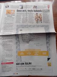 Haber Türk Gazetesi - 21 Kasım 2010 - Turizm Ve Kültür Bakanı Ertuğrul Günay Hiçbir Sanatçıya İşine Bak Diyemem - Tarkan - Yılmaz Güney Üstüne -  Kemal Kılıçdaroğlu Diyarbakır'da - Abdullah Gül NATO Zirvesinde - Barack Obama - İbrahim Tatlıses'in Çamını Bakan Düzeltti-  Mehmet ALİ Erbile Takipsizlik