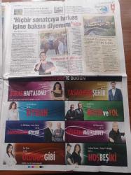 Haber Türk Gazetesi - 21 Kasım 2010 - Turizm Ve Kültür Bakanı Ertuğrul Günay Hiçbir Sanatçıya İşine Bak Diyemem - Tarkan - Yılmaz Güney Üstüne -  Kemal Kılıçdaroğlu Diyarbakır'da - Abdullah Gül NATO Zirvesinde - Barack Obama - İbrahim Tatlıses'in Çamını Bakan Düzeltti-  Mehmet ALİ Erbile Takipsizlik