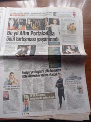 Habertürk Gazetesi - 13 Ekim 2013 - Başbakan Recep Tayyip Erdoğan Resmi Dil Tektir - Kültür Bakanı Ömer Çelik Russell Crowe İle Buluştu - Sivasspor Hocası Roberto Carlos Çapkınlıktan Nakavt - Oğlundan Sultan Abdülhamid - Avrupa Parlamentosu'nun 14 Yaş Altı Çocuğa Sünnet Yasağı - Aytaç Durak Cumhuriyet Halk Partisi Diyaloğu - Balyoz Davası - Daum Oğluna Türk Kızı İstedi