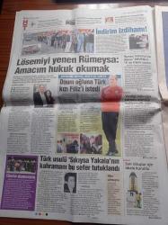 Habertürk Gazetesi - 13 Ekim 2013 - Başbakan Recep Tayyip Erdoğan Resmi Dil Tektir - Kültür Bakanı Ömer Çelik Russell Crowe İle Buluştu - Sivasspor Hocası Roberto Carlos Çapkınlıktan Nakavt - Oğlundan Sultan Abdülhamid - Avrupa Parlamentosu'nun 14 Yaş Altı Çocuğa Sünnet Yasağı - Aytaç Durak Cumhuriyet Halk Partisi Diyaloğu - Balyoz Davası - Daum Oğluna Türk Kızı İstedi