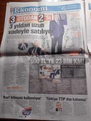 Habertürk Gazetesi - 13 Ekim 2013 - Başbakan Recep Tayyip Erdoğan Resmi Dil Tektir - Kültür Bakanı Ömer Çelik Russell Crowe İle Buluştu - Sivasspor Hocası Roberto Carlos Çapkınlıktan Nakavt - Oğlundan Sultan Abdülhamid - Avrupa Parlamentosu'nun 14 Yaş Altı Çocuğa Sünnet Yasağı - Aytaç Durak Cumhuriyet Halk Partisi Diyaloğu - Balyoz Davası - Daum Oğluna Türk Kızı İstedi