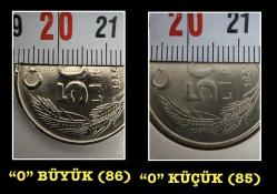 1986 - 50 LİRA 3xERÖR’lü ÇOK NADİR HEPSİ BİR ARADA “AĞLAYAN/GÖZYAŞI/ 5 ve 0 BÜYÜK/ AY YILDIZ KENARA YAKIN” TCMER86