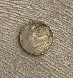1969 Almanya 50 pfennig madeni para ÇT