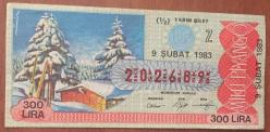 MİLLİ PİYANGO.9.ŞUBAT.1983 KIŞ MANZARASI  (Z)YARIM
